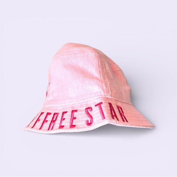 Jeffree Star Pink Fleece Embroidered Bucket Hat NWOT - Picture 3 of 7